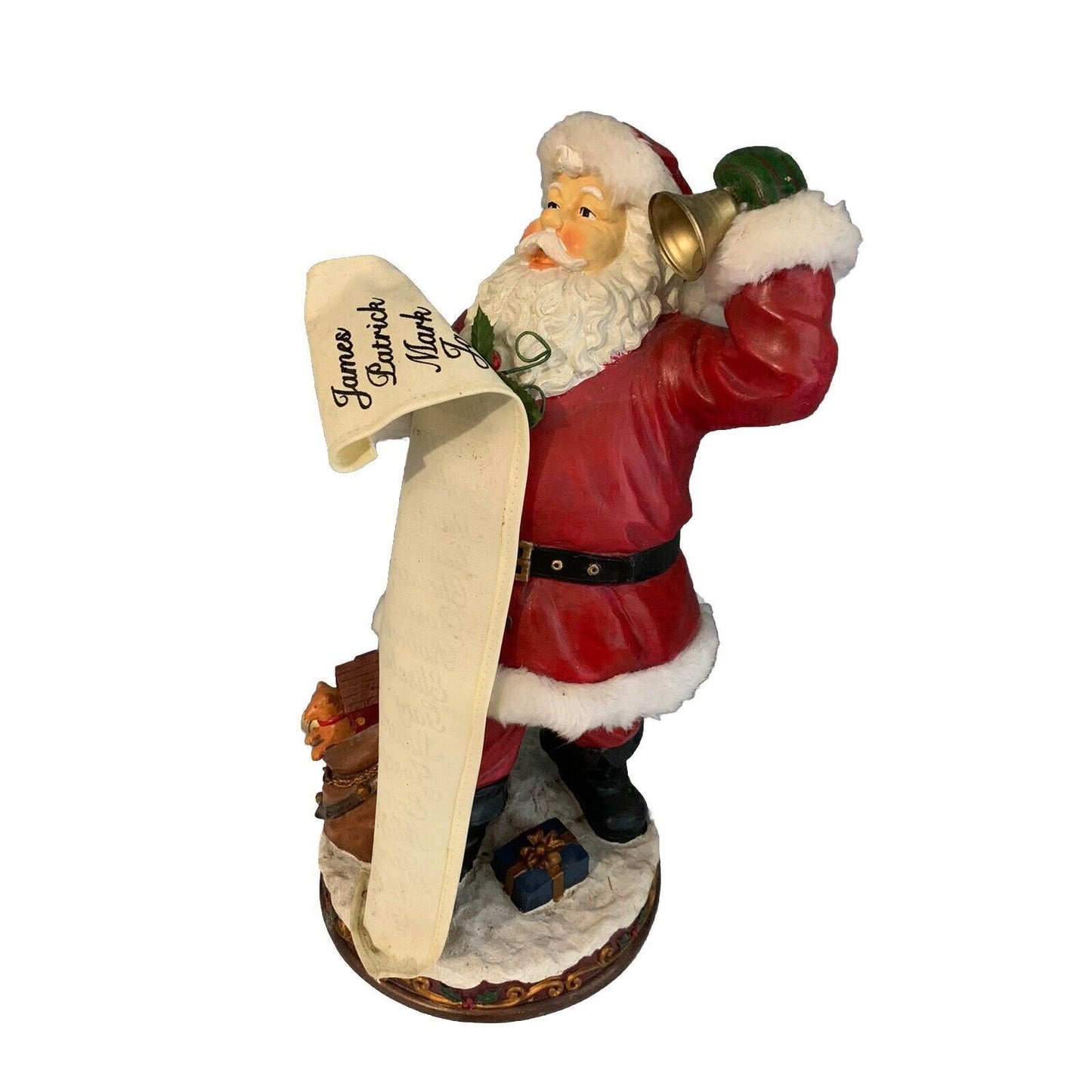 18" Tall Santa Clause Figurine Naughty & Nice List Christmas Holiday Decor