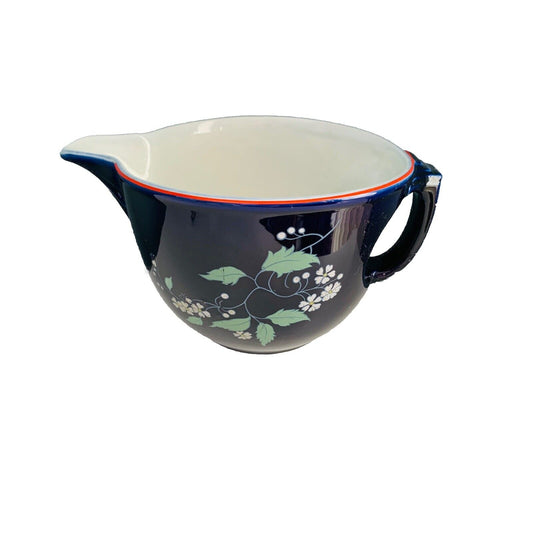 Hall Superior Quality Kitchenware Cobalt Blue Flowers