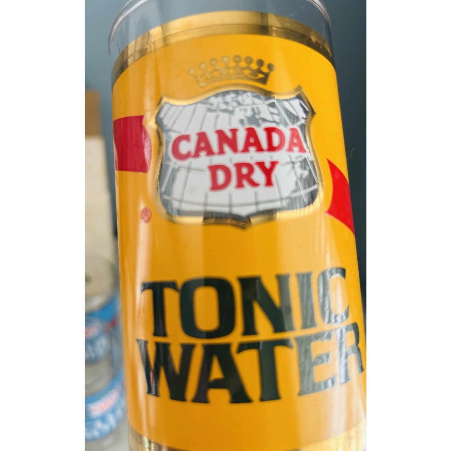 New Canada Dry Club Soda Tonic Water 7” Glass Tumblers Vintage NIB New Old Stock