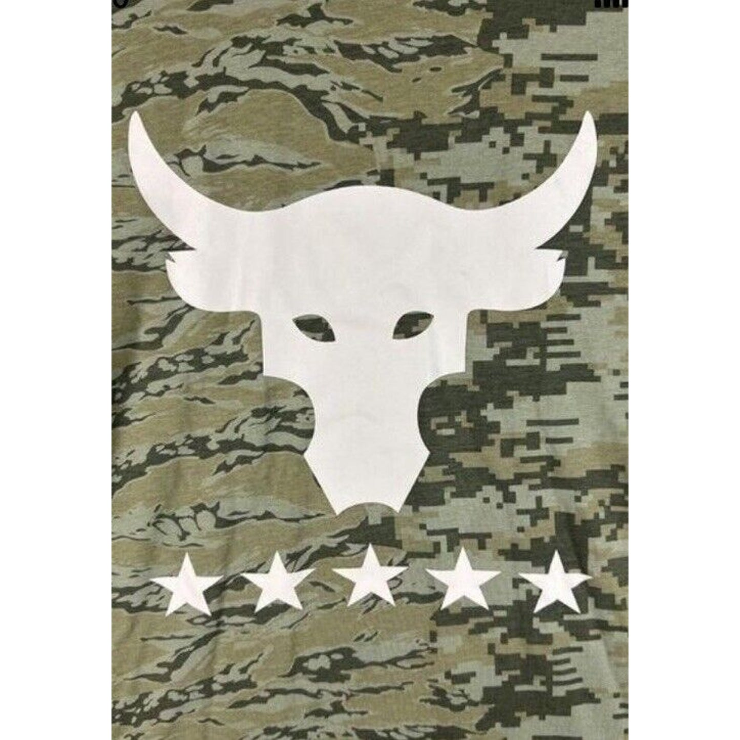 NWT Project Rock X Under Armour Men’s Size XL T-Shirt Camo Camouflage Veterans