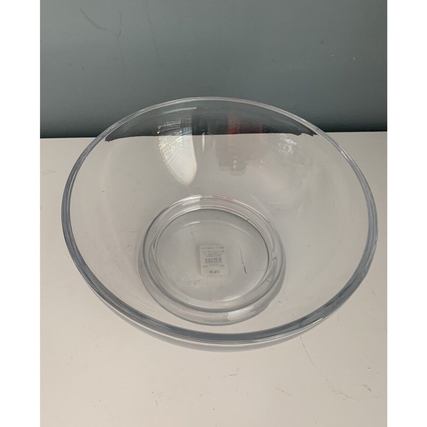 NWT Pottery Barn Glass Grace Serving Bowl Small 8.5” W Dish Clear MSRP $30 Clear