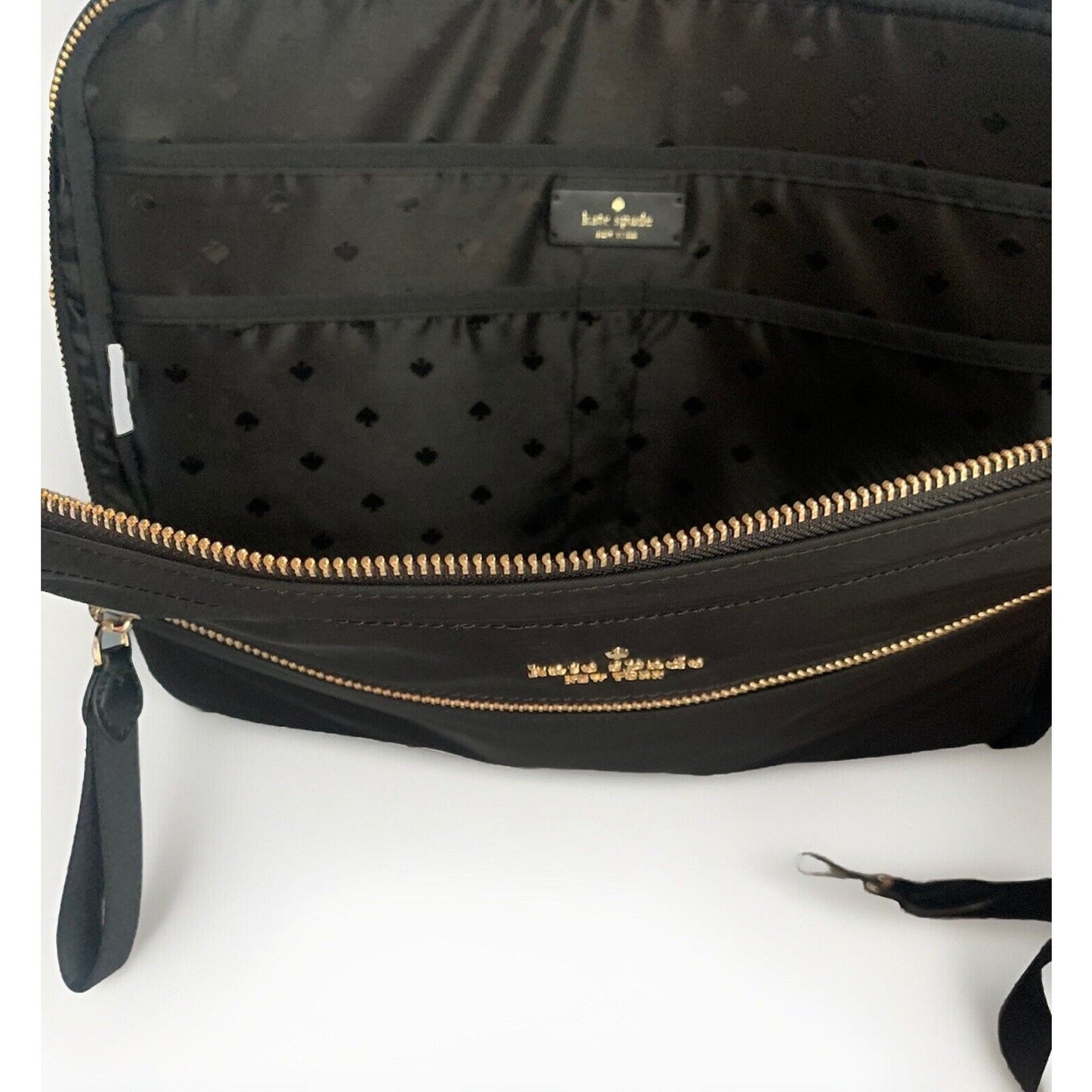 Kate Spade 15" Laptop Sleeve Messenger Bag Chelsea Black MSRP $259 6/2022