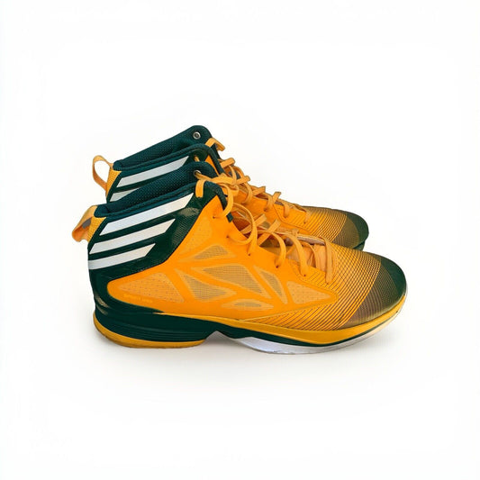 Adidas Crazy Fast Green Yellow Men’s Size 16 Green Bay Packers Fans