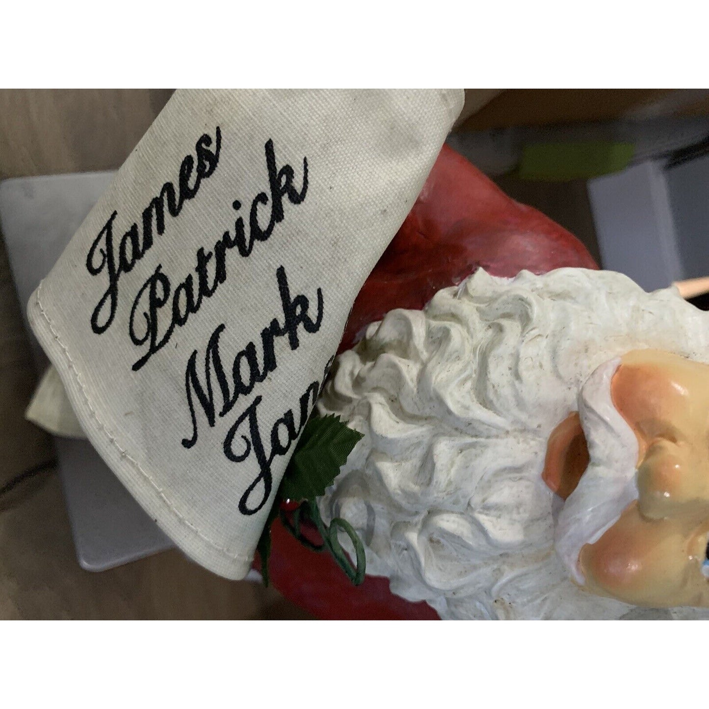 18" Tall Santa Clause Figurine Naughty & Nice List Christmas Holiday Decor