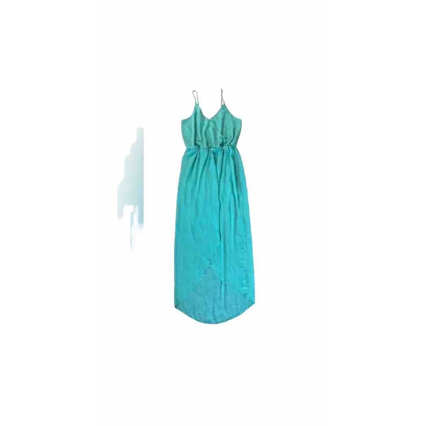 Lush High-Low Midi Dress Women’s Size Large Teal Wedding Bridesmaid Dance Formal