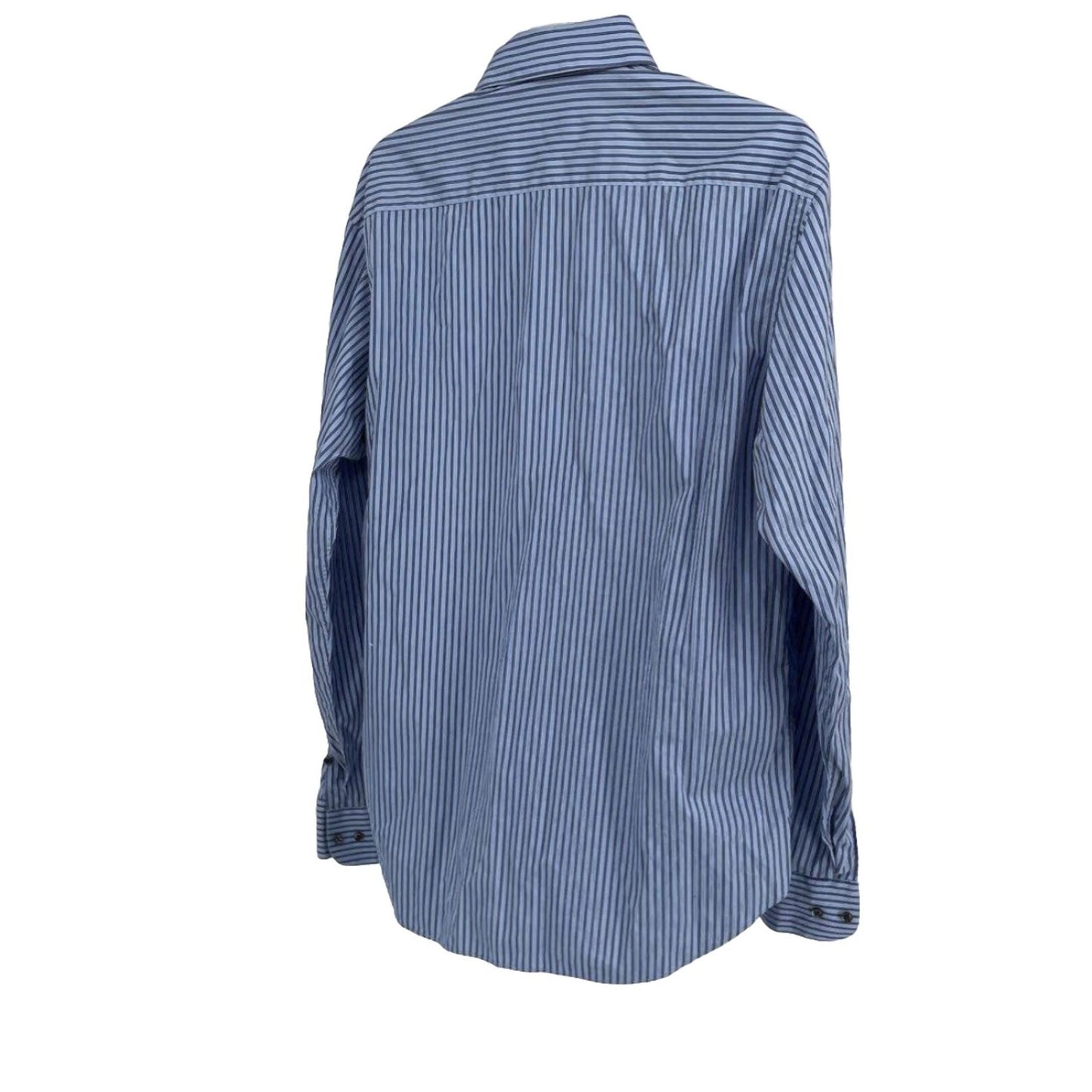 Armani Collezioni Italian Mens Sz 41 (16) L Long Sleeve Button Up Dress Shirt