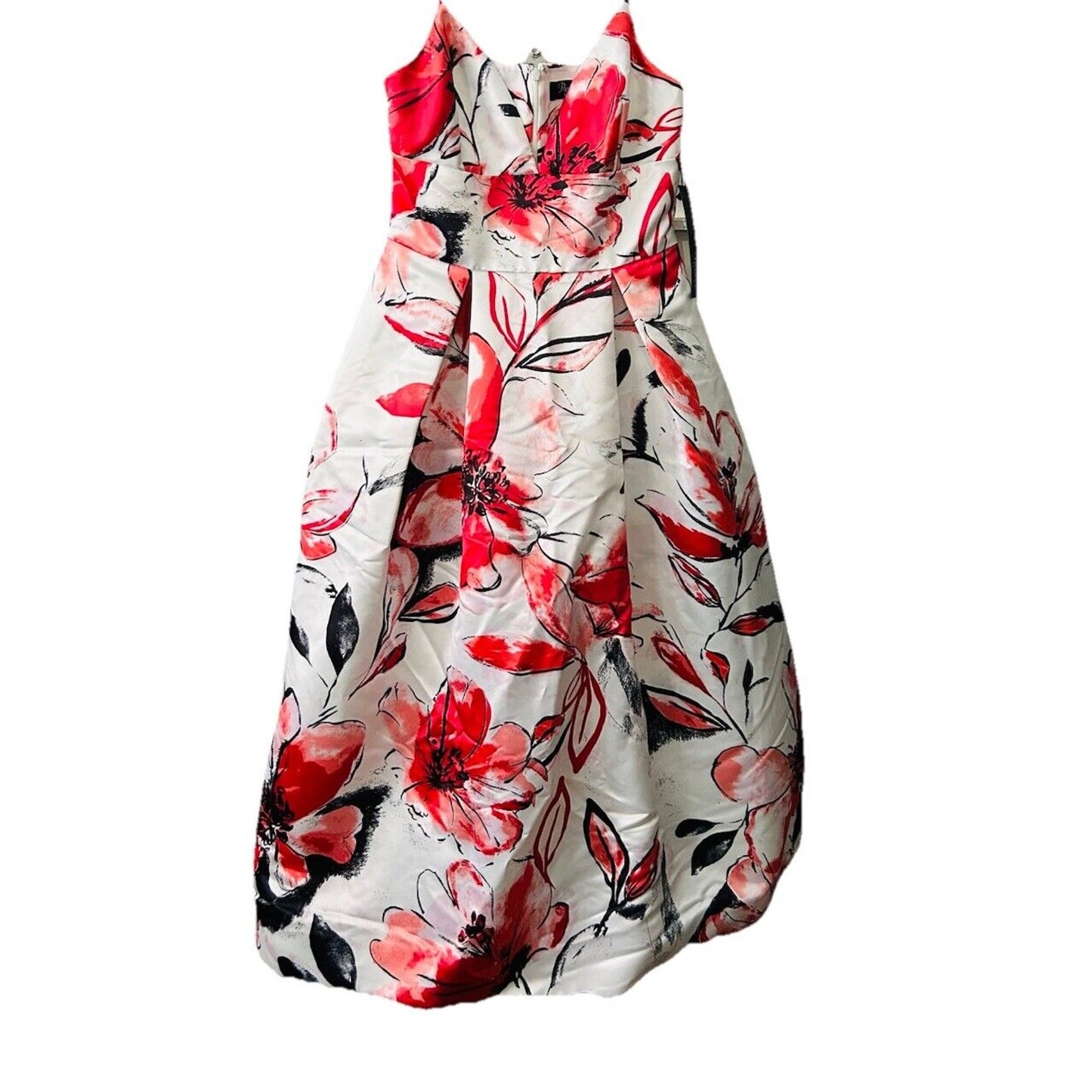 NWT $418 Parker Black Sana Dress Coral Gardenia Floral Pink Size 4 Sold Out