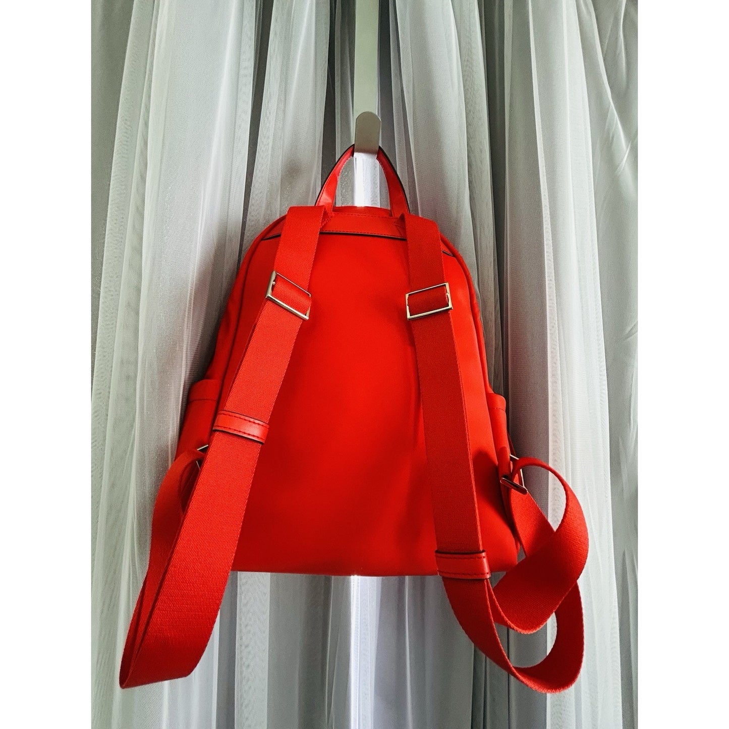 NWOT Kate Spade New York Red Chelsea Nylon Backpack Medium Adjustable Straps