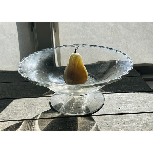 Vintage Fostoria Century Elegant Glass Bowl Footed Flared 10 3/4" Clear Compote