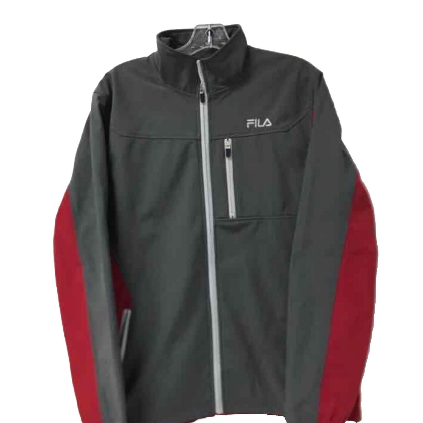 NWT FILA Cliff Bonded Jacket Men’s Size Small Red Grey Brand New Retails $100