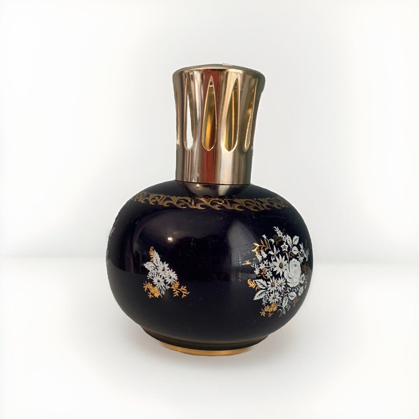 Vintage LAMPE BERGER Perfume Bottle Made In France BLEU DE SEVRES Porcelain Spra