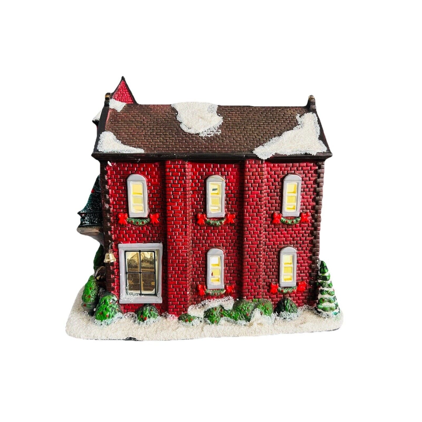 St Nicholas Square Fire Station 2007 Village Collection Illuminated Original Box