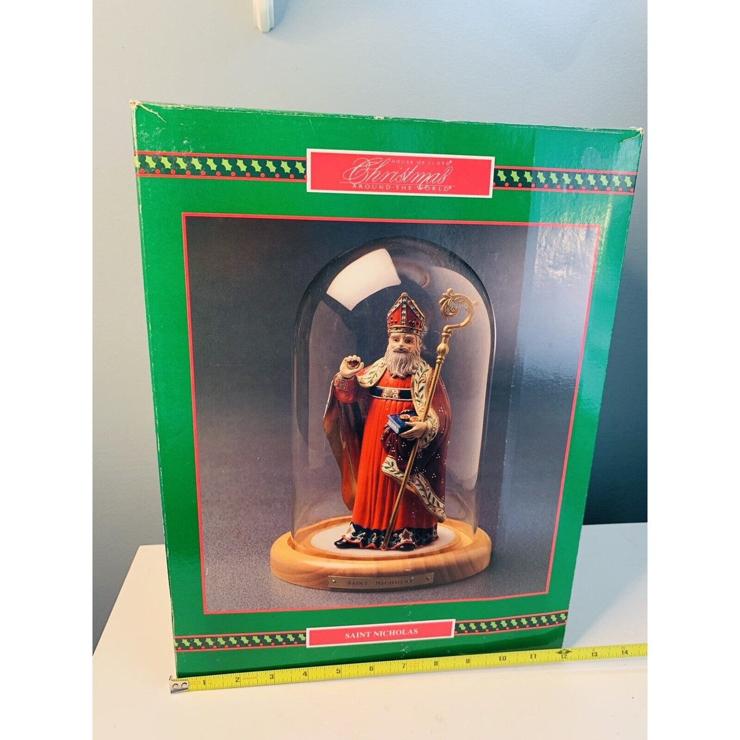 NIB 1994 House of Lloyd Saint Nicholas Christmas Around the World Lighted New