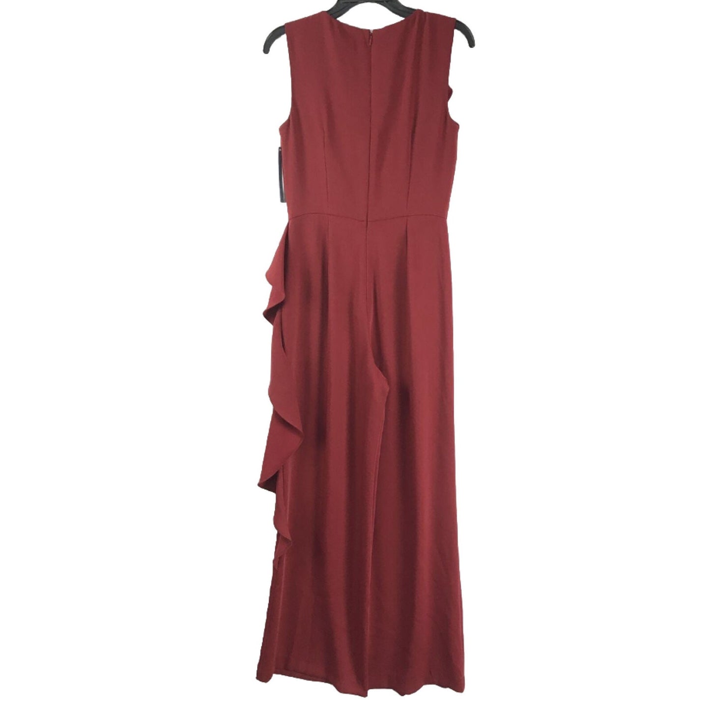 NWT Antonio Melani Jumpsuit Sleeveless V Neck Red Wide Leg Women’s size 4