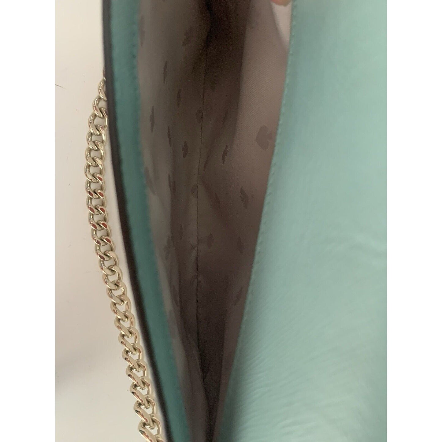 Kate Spade Carson Colorblock Convertible Crossbody Purse Aqua Poolside Gold