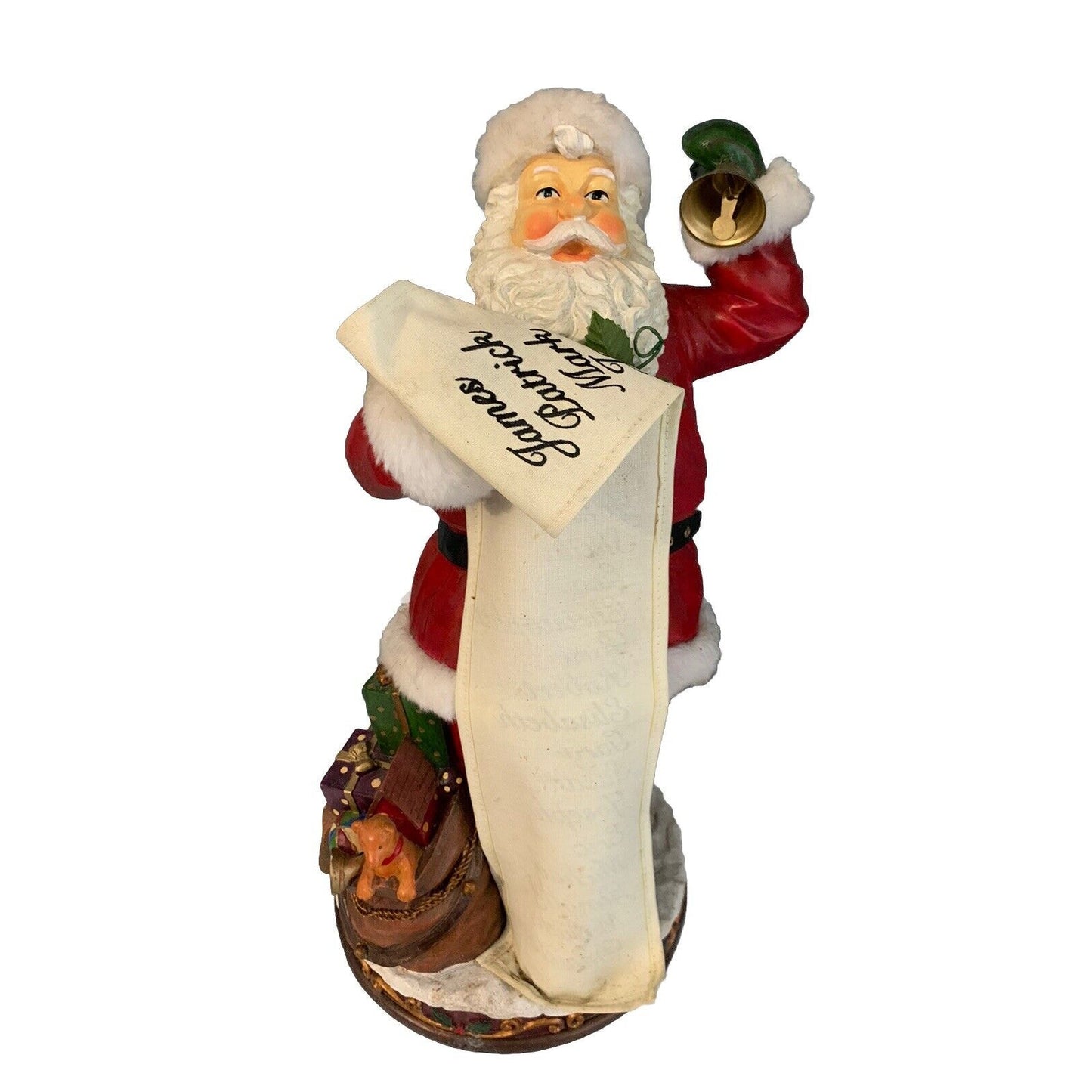 18" Tall Santa Clause Figurine Naughty & Nice List Christmas Holiday Decor