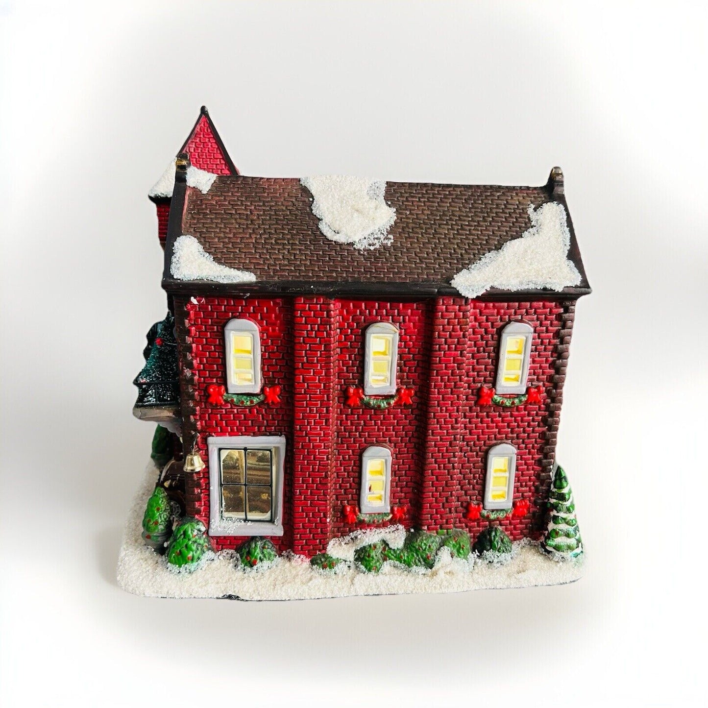 St Nicholas Square Fire Station 2007 Village Collection Illuminated Original Box